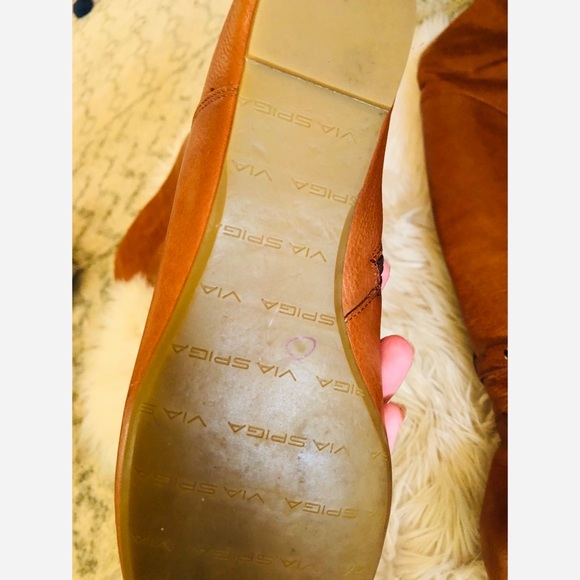 Via spiga leather over the knee flat riding boots - Picture 7 of 9